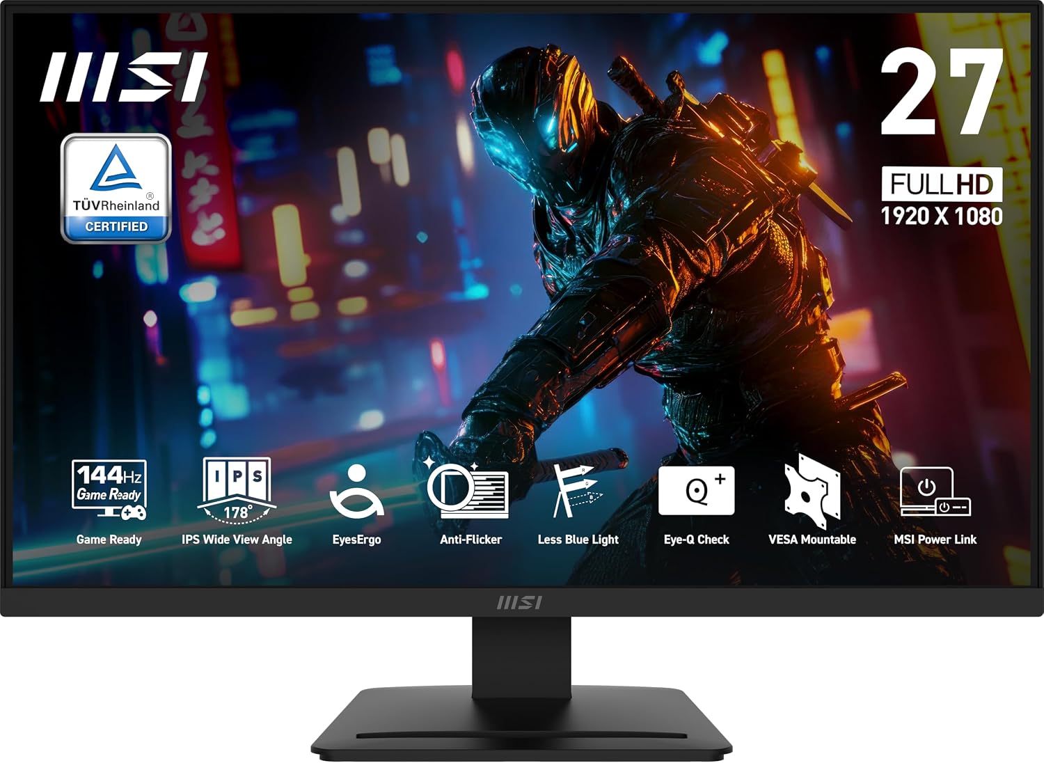 Moniteur MSI PRO MP273L E14 27" 144Hz IPS Gaming — Écrans d'ordinateur