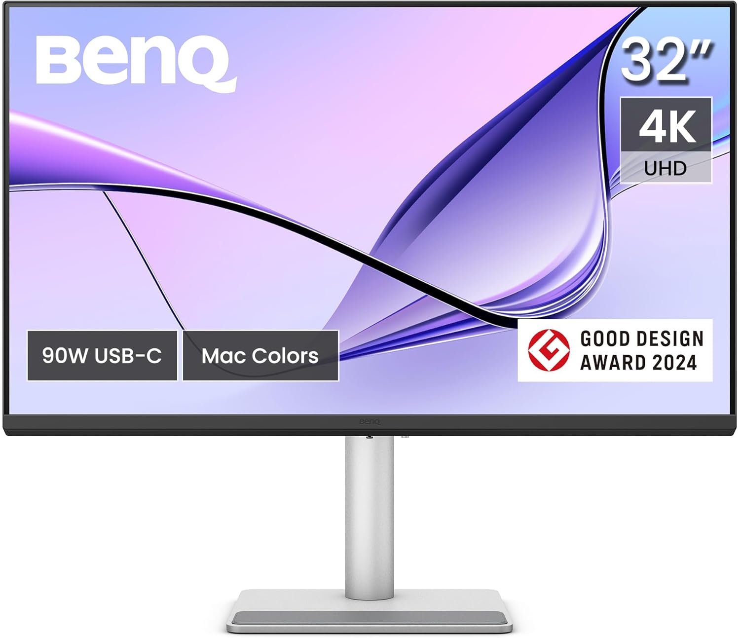 BenQ MA320U 32" 4K avec USB-C double et alimentation 90W — Écrans d'ordinateur