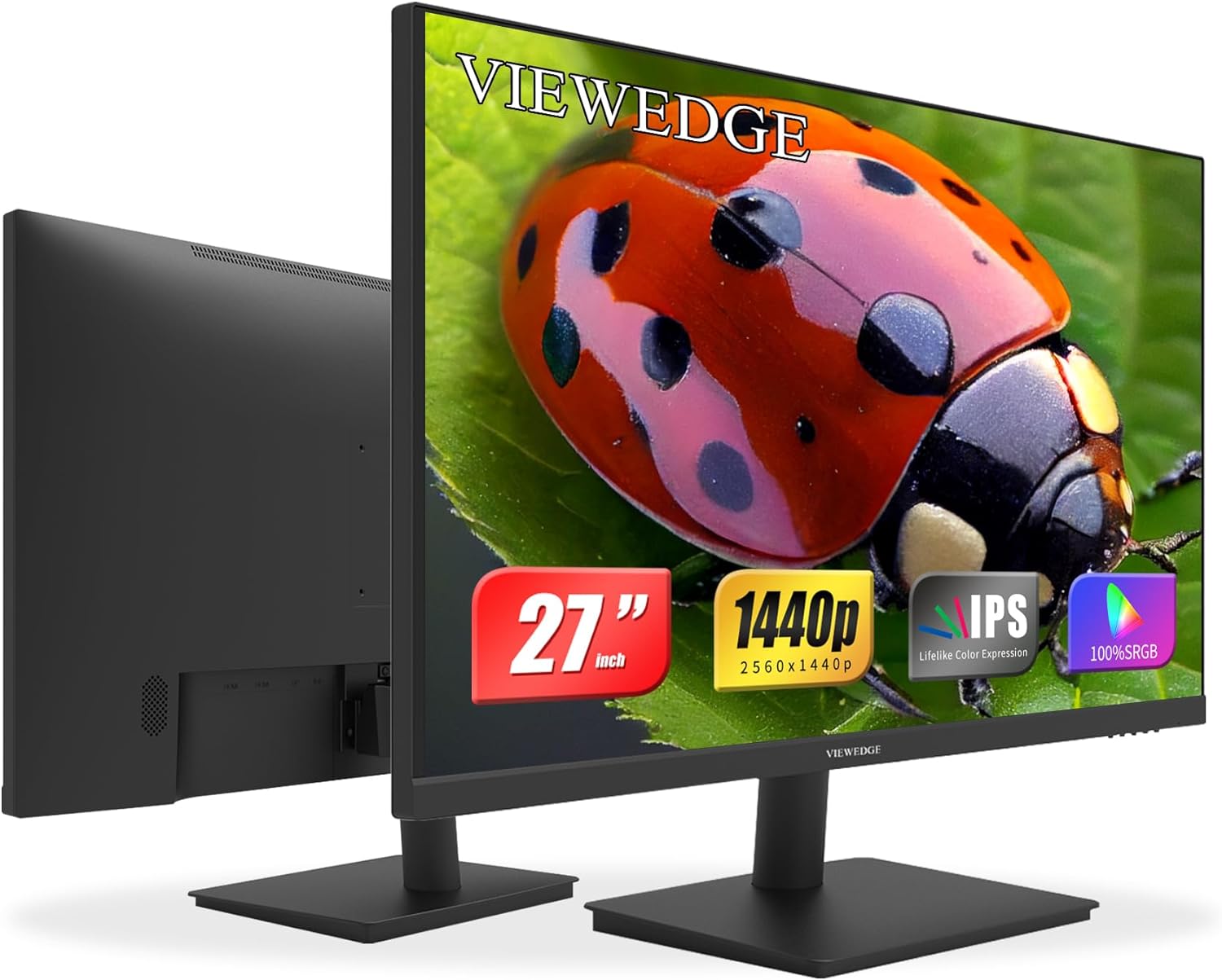 Moniteur Viewedge 27 pouces 2K IPS 2560x1440 75Hz — Écrans d'ordinateur