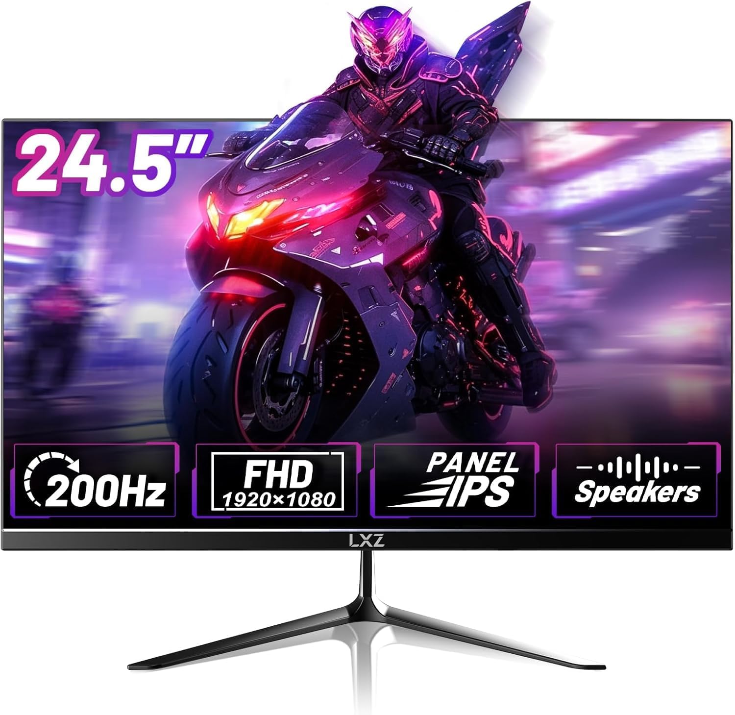 LXZ Gaming Monitor 24.5 inch 200Hz FHD IPS — Computer Monitor