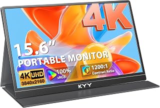 KYY 4K Portable Monitor 15.6" UHD 3840x2160