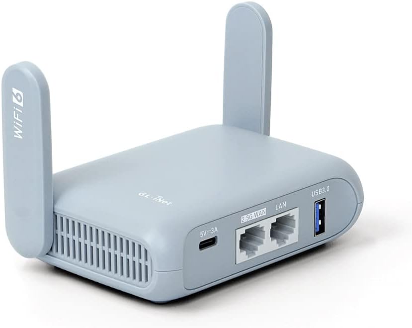 GL.iNet GL-MT3000 Beryl AX Routeur Wi-Fi 6 Voyage — Routeur Wi-Fi