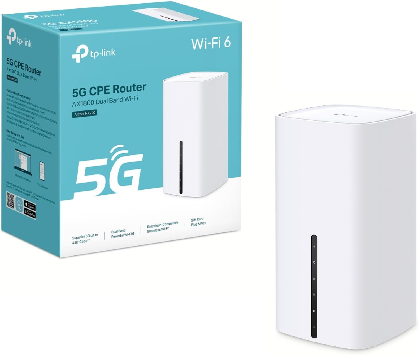 TP-Link Archer NX200 Routeur LTE WiFi 6 AX1800 — Routeur Wi-Fi