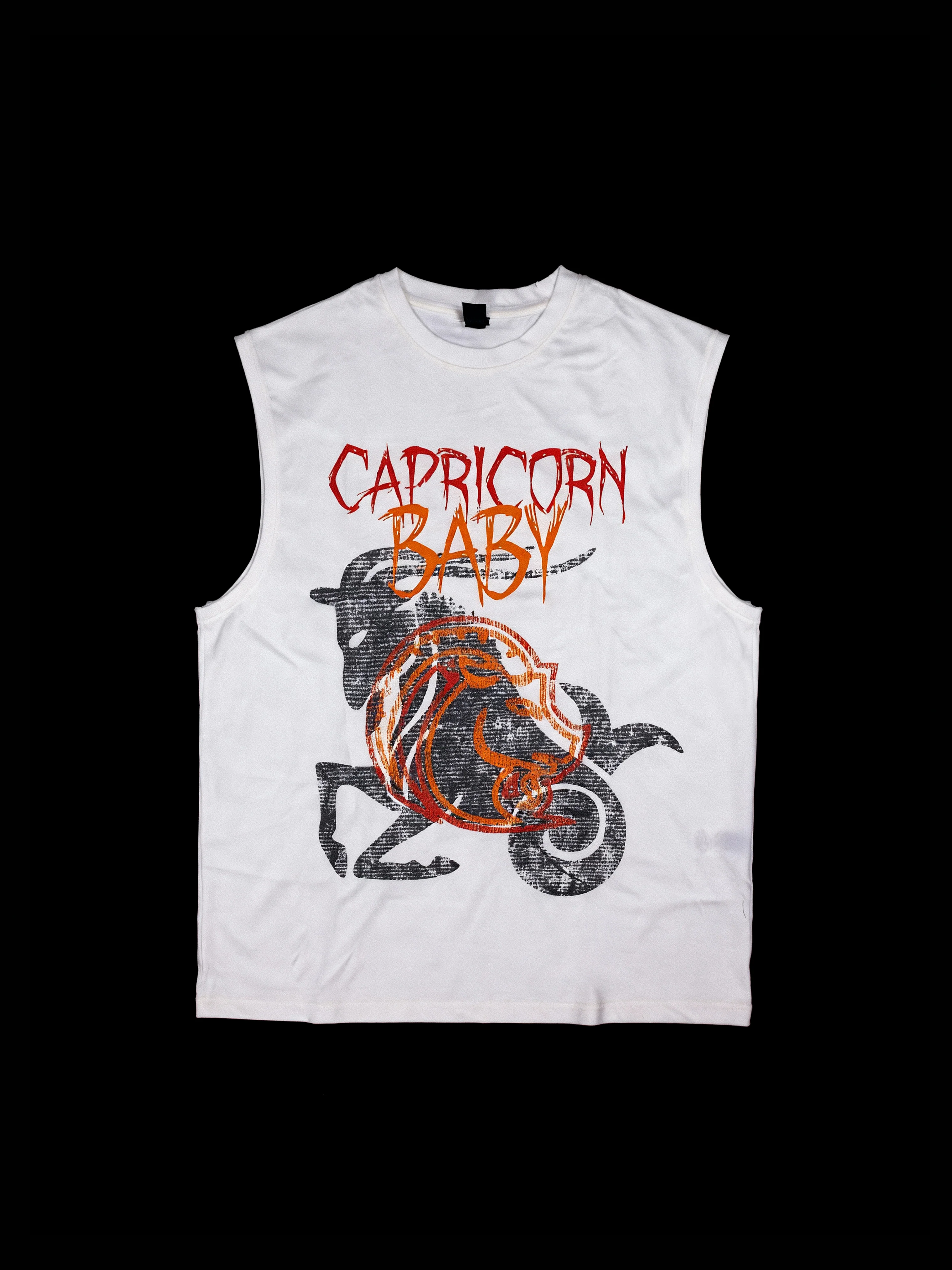 Rebel CUT Sleeveless TEE (Ivory) - MD