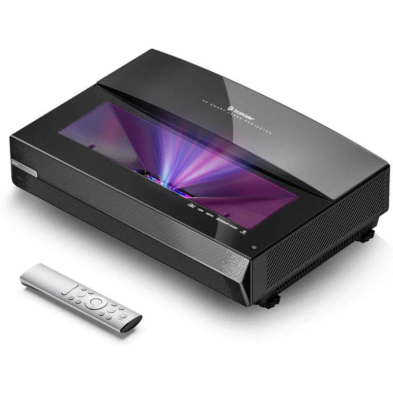 Bomaker Polaris 4K Laser TV Projector with 2500 ANSI Lumens — Portable Projector
