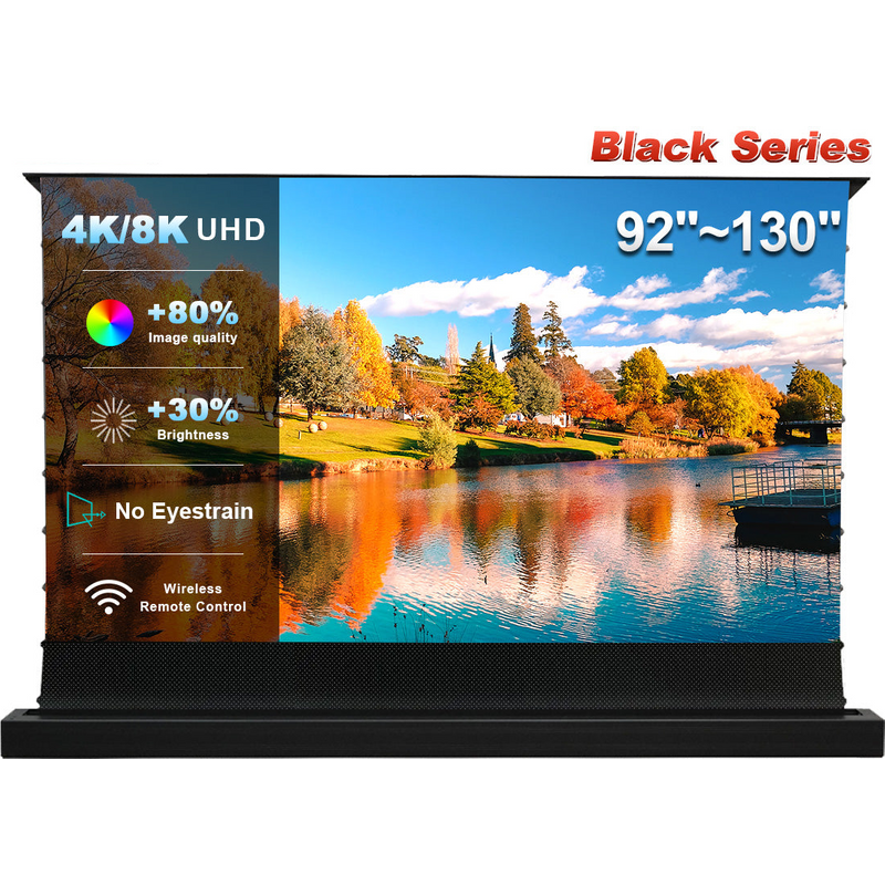 NothingProjector Black Series 95% ALR Motorized Floor Rising Screen — Projector Screens