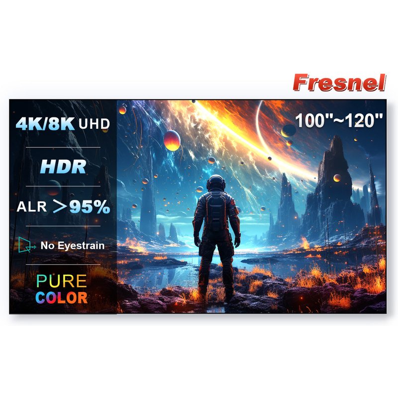 Écran Fresnel NothingProjector pour projecteur à ultra courte portée 100''-120 — Écrans de projection