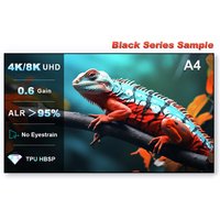 NothingProjector Black Series A4 Size Sample for UST Projectors — Projector Screens