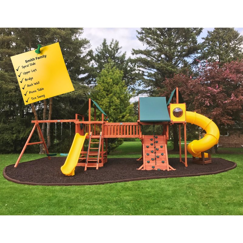 Playground One Turbo Deluxe Dual Maxed Out avec Skyloft — Aires de jeu et balançoires