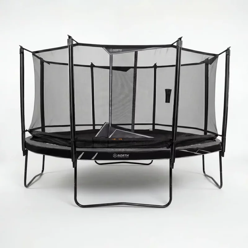 North Above Ground Trampolines Hybrid Legend Round 14ft — Playground & Swing Sets