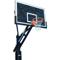 PROview® 672 Fixed Height Basketball Hoop with Aluminum Backboard