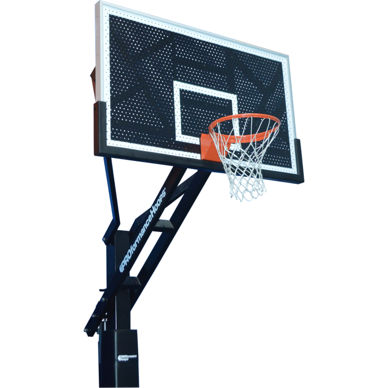 PROview® 672 Fixed Height Basketball Hoop with Aluminum Backboard — Playground & Swing Sets