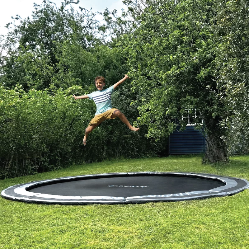 NORTH® Trampoline Inground 14' Rond — Aires de jeu et balançoires