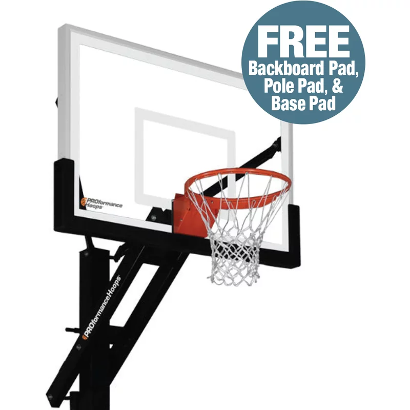 PROformance Hoops® 554 Fixed Height Basketball System — Playground & Swing Sets