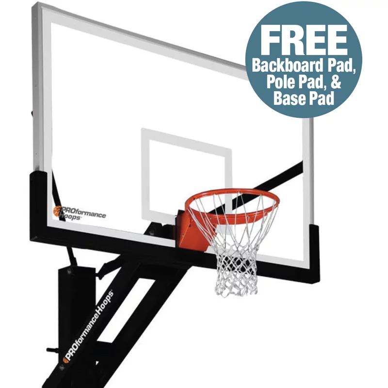 PROformance Hoops® 672 Fixed Height Basketball System — Playground & Swing Sets