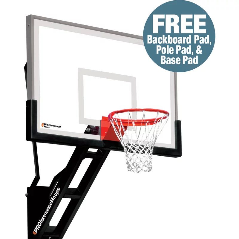 PROformance Hoops® 660 Fixed Height Basketball System — Playground & Swing Sets