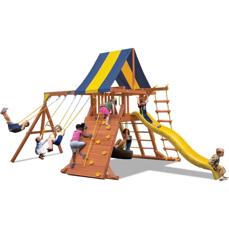 Playground One!® Classic Playcenter Combo 2 - Blue Yellow
