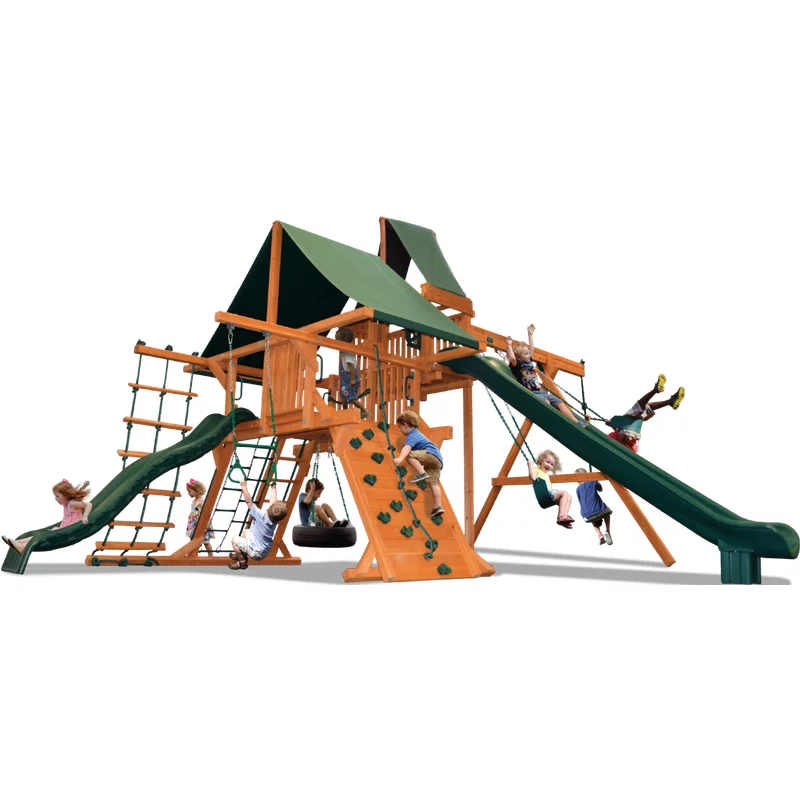Playground One!® Centre de jeux Deluxe Amped Up - Bleu Jaune — Aires de jeu et balançoires