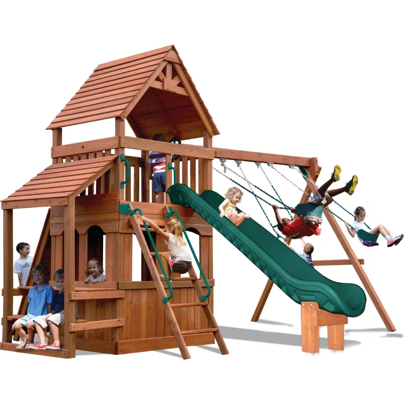 Turbo Original Fort Hangout - Blue Yellow — Playground & Swing Sets