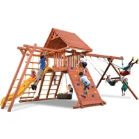Playground One!® Combo 3 de Centre de Jeu Original avec Toit en Bois