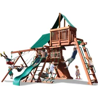 Playground One! Original Playcenter Combo 4 - Vert avec glissade jaune