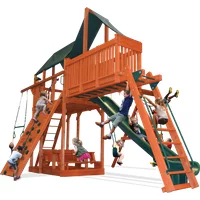 PROformance Hoops® Fort Combo Extrême 4 - Vert avec Toboggan