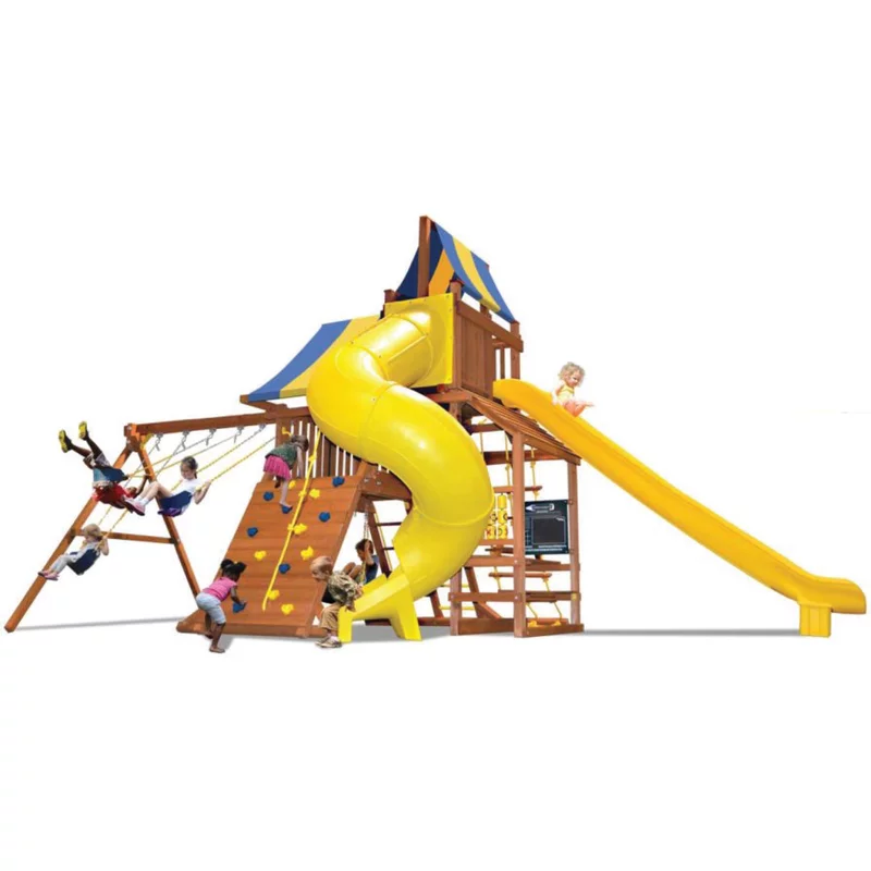 Playground One! Centre de jeux Original Grand Slam - Bleu Jaune — Aires de jeu et balançoires