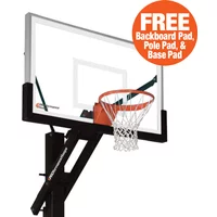 Système de basketball PROformance Hoops® 660 avec panneau en verre trempé