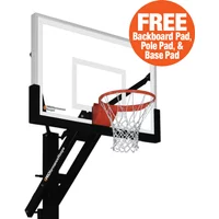 Système de basketball PROformance Hoops® 554 avec panneau en verre trempé