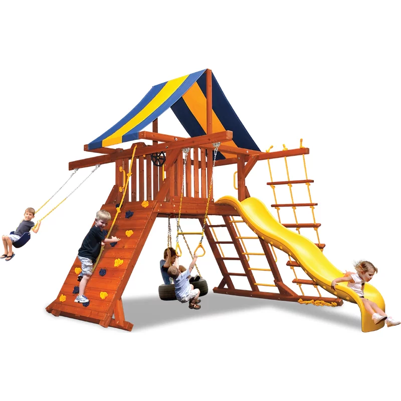 Playground One! Original Playcenter with Double Swing Arm — Playground & Swing Sets