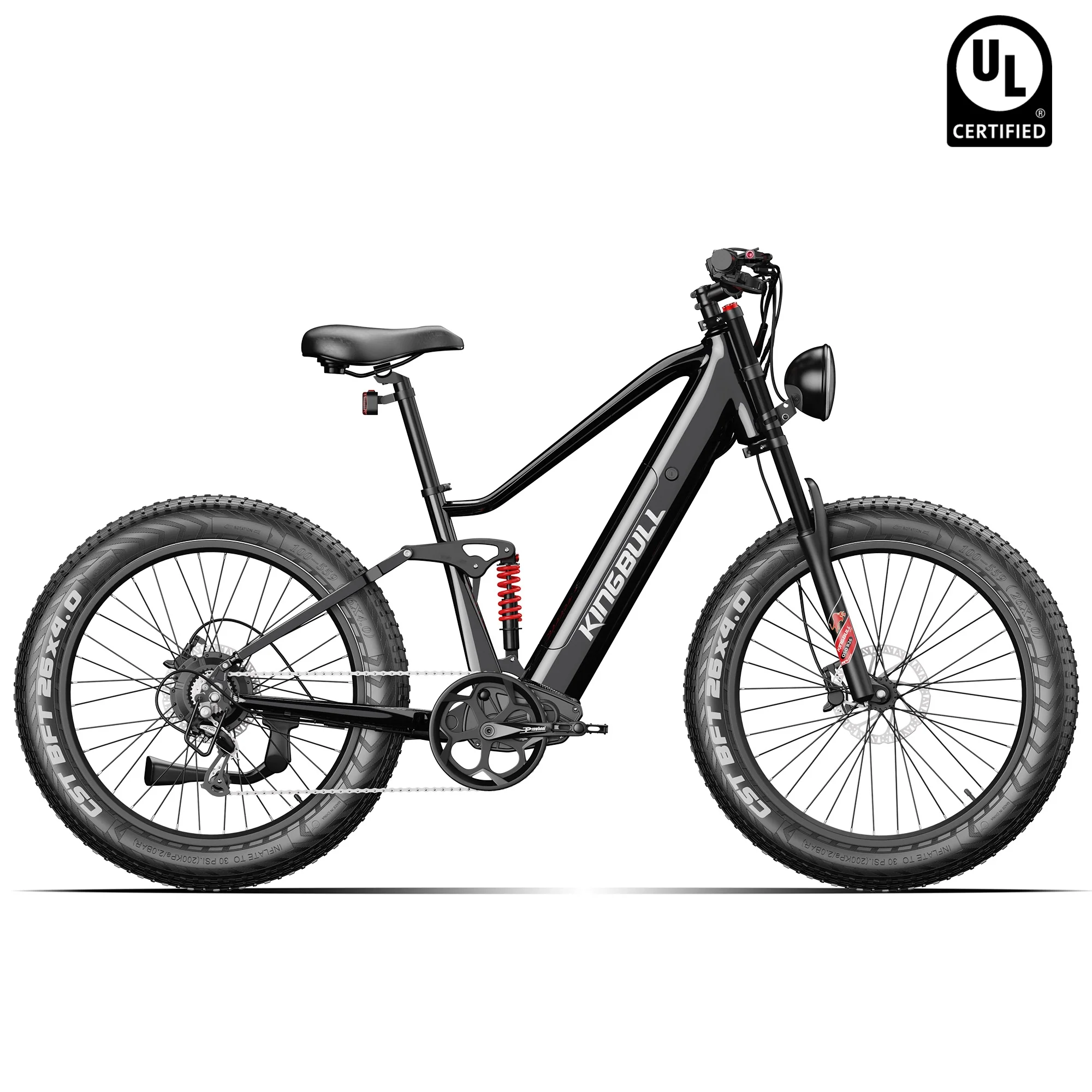 Vélo électrique tout-terrain tout-terrain Kingbull Rover 2.0 noir