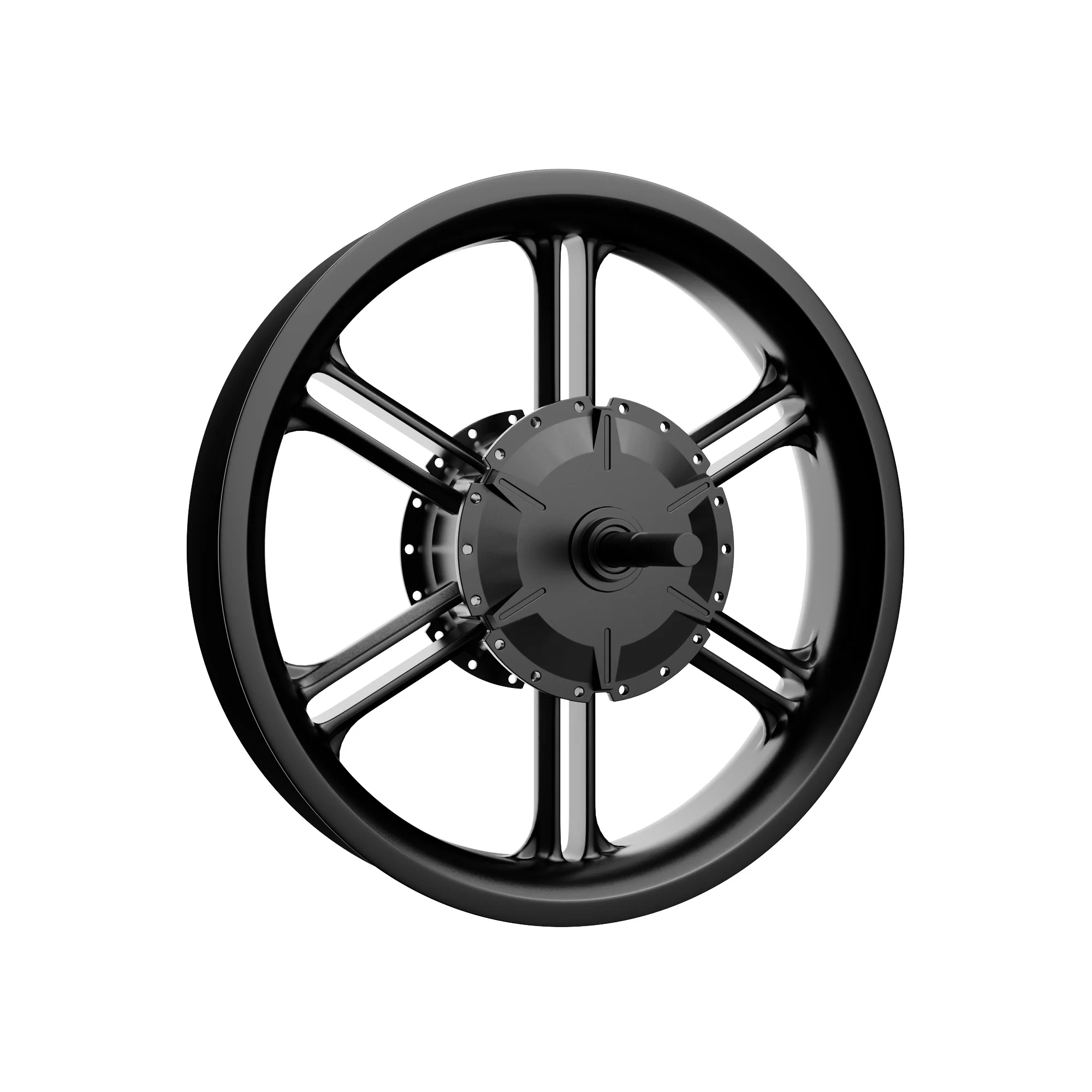 20"×4.0" Rear Wheel Hub with Motor - Literider2.0 — Wheels & Rims