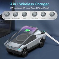 Station de Charge Sans Fil CyberDock 3-en-1 pour Appareils Apple