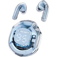 Transparent Wireless Earbuds with LED Display