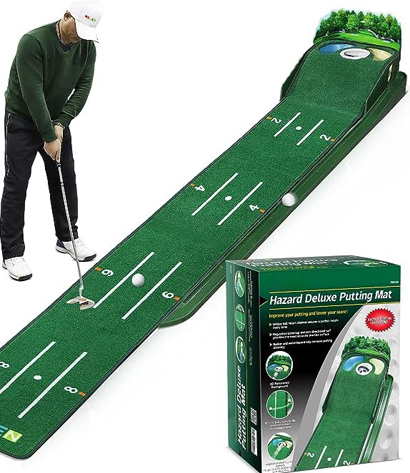 Tapis de Putting Intérieur Portable - Accessoire de Golf pour Tous Niveaux — Accessoires de golf