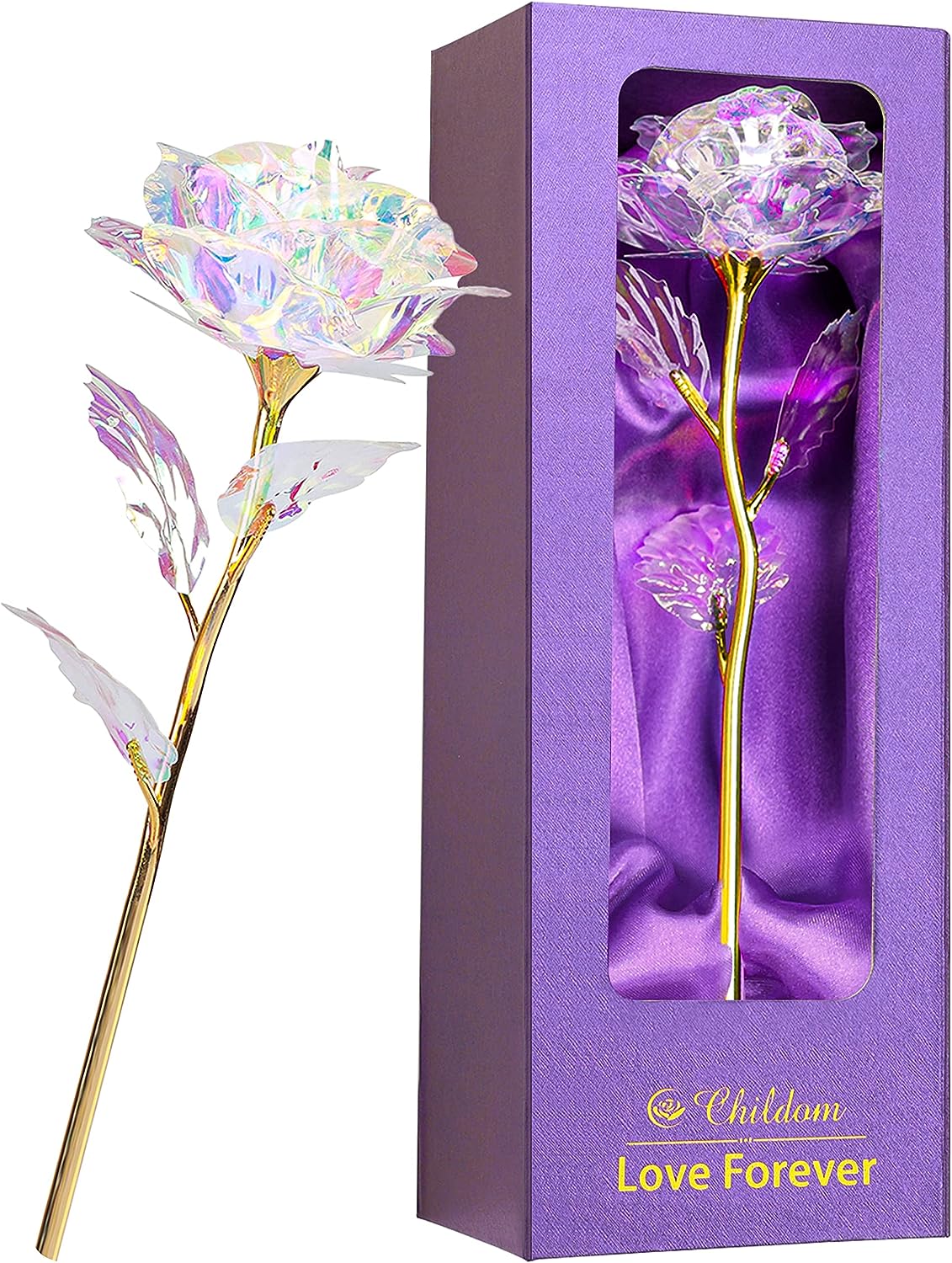 Crystal Flower Valentine’s Gift - Elegant Keepsake