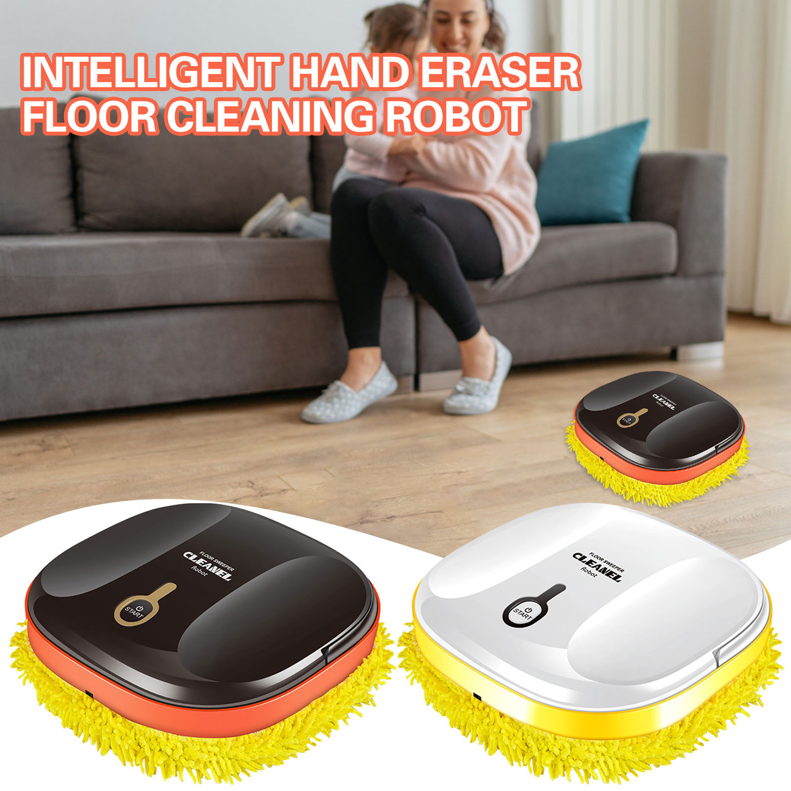 Robot Lazy Home Smart Mopping Vacuum Cleaner — Steam Mop
