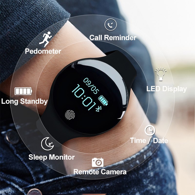 Montre Intelligente pour Hommes avec Suivi d'Activité et Surveillance du Sommeil