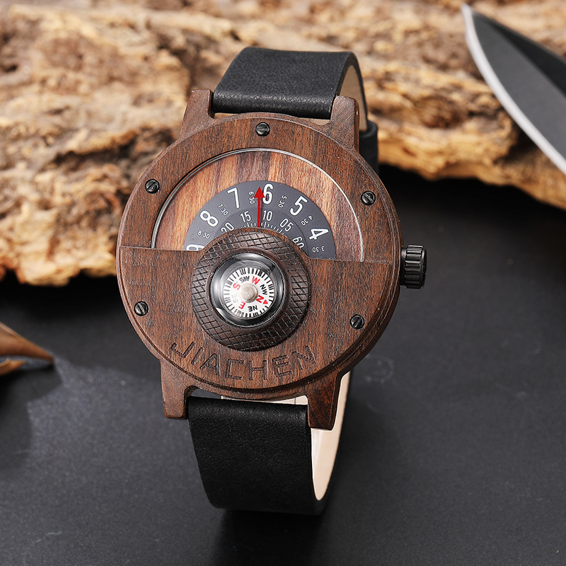Montre en Bois Multifonctionnelle Rochas Divine Mart pour Hommes — Montres pour hommes