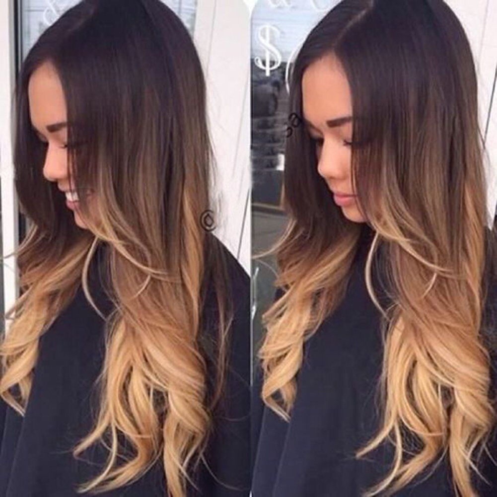 Extensions de Cheveux Adhésives Ondulées Dorées pour Femmes — Appareils pour la croissance des cheveux et du cuir chevelu