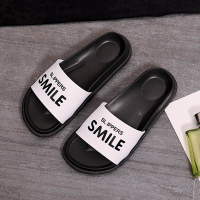 One-word Soft Bottom Slippers for Men