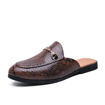 Men's Half Slippers with One Foot
