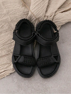 Sandales Texturées Pliées pour Hommes - Chaussures de Plage Décontractées — Chaussures décontractées pour hommes