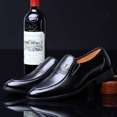 Chaussures de Ville en Cuir Souple pour Hommes pour Toutes les Saisons — Chaussures décontractées pour hommes