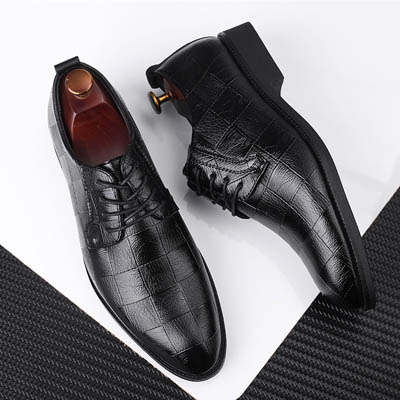 Chaussures de bureau à talon bas — Chaussures décontractées pour hommes