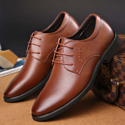 British Men's Casual Leather Dress Shoes — Mens Casual Shoes