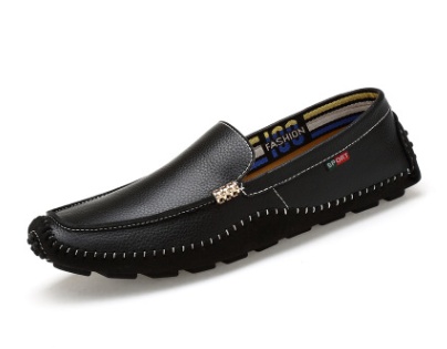Chaussures de conduite décontractées en cuir pour hommes - Respirantes et douces