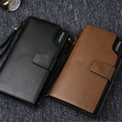 Multifunctional Buckle Hand Bag Large Capacity Wallet — Wallet Men