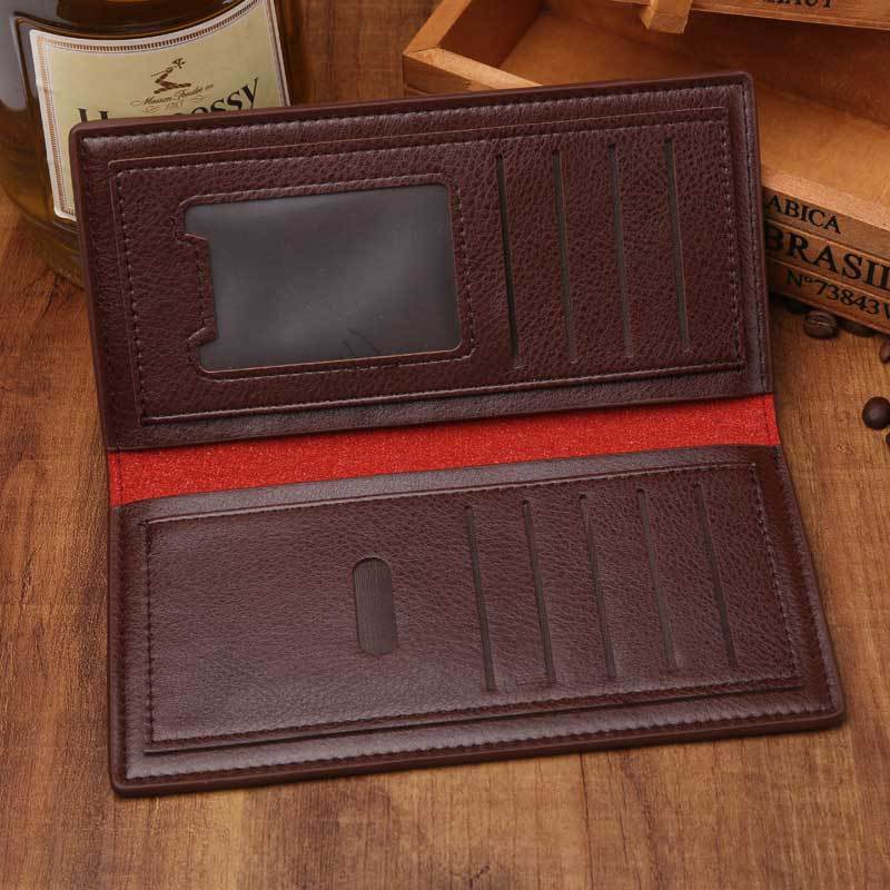Niqi Zichao Long Wallet for Men - Business Casual Style