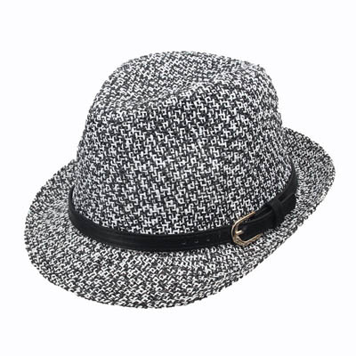Chapeau Jazz en Paille Tissé pour Hommes pour Protection Solaire — Équipement de conditionnement physique
